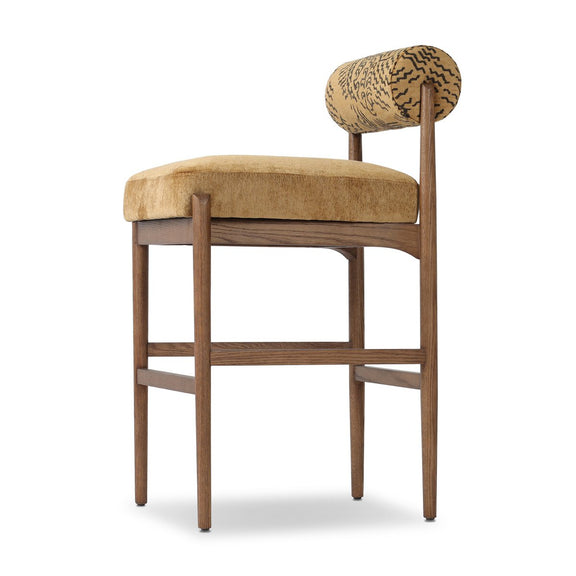 Jazelle Bar + Counter Stool - Balkan Ochre