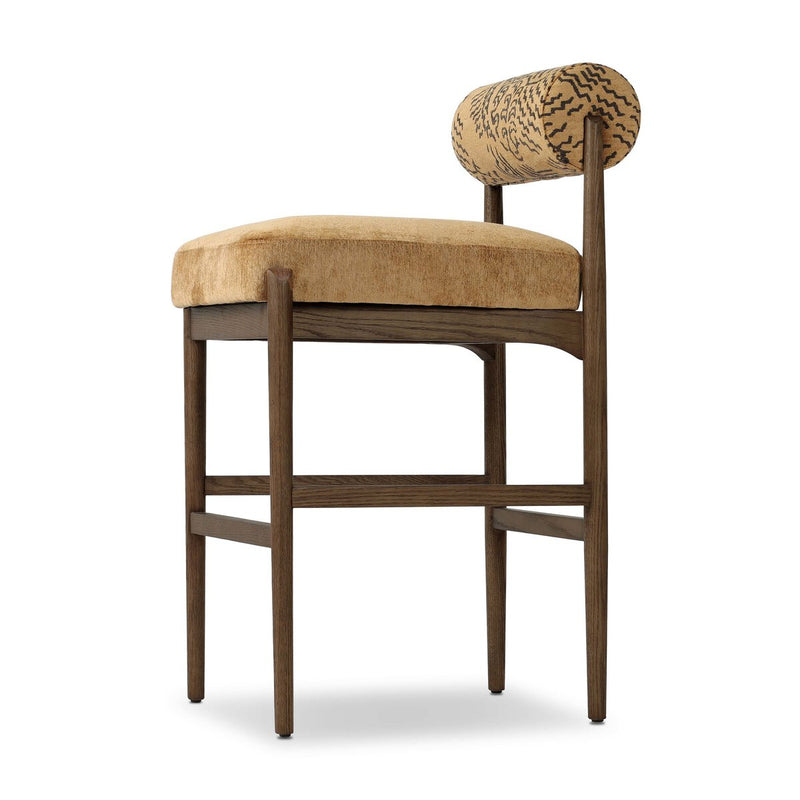 Jazelle Bar + Counter Stool - Balkan Ochre