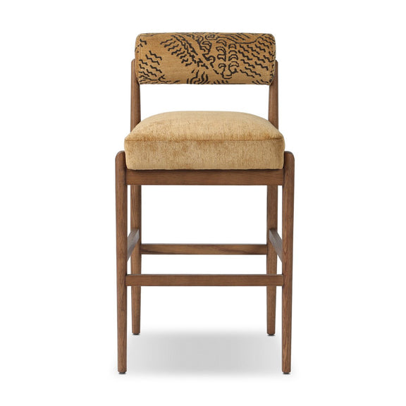 Jazelle Bar + Counter Stool - Balkan Ochre