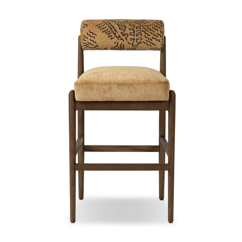 Jazelle Bar + Counter Stool - Balkan Ochre