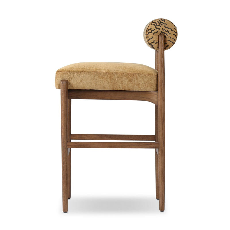 Jazelle Bar + Counter Stool - Balkan Ochre
