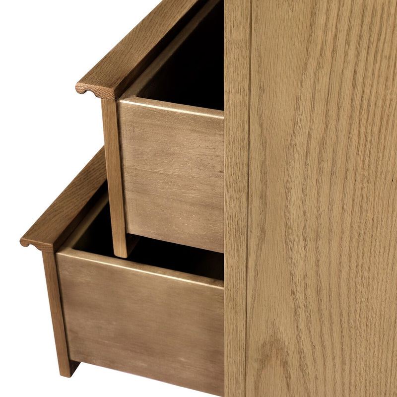 Aramis 6 Drawer Dresser - Sandy Oak Resawn