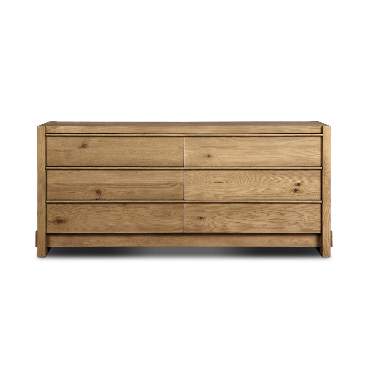 Aramis 6 Drawer Dresser - Sandy Oak Resawn