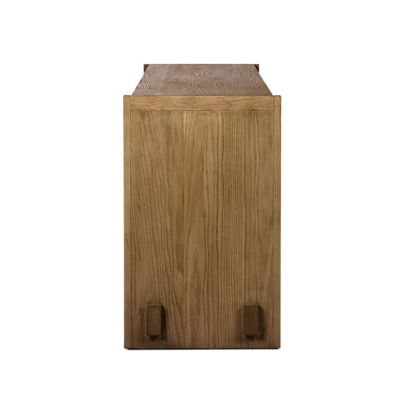 Aramis 6 Drawer Dresser - Sandy Oak Resawn