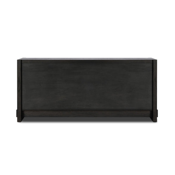 Aramis 6 Drawer Dresser - Smoked Black Resawn