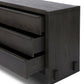Aramis 6 Drawer Dresser - Smoked Black Resawn