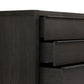 Aramis 6 Drawer Dresser - Smoked Black Resawn