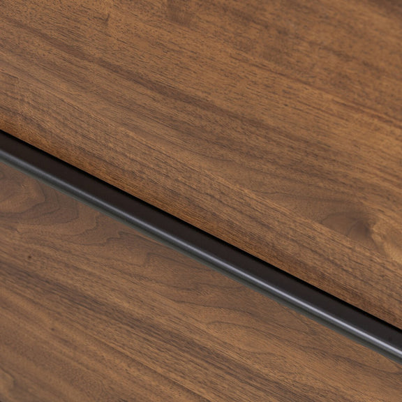 Theo 6 Drawer Dresser - Dark Brown Walnut