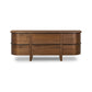 Theo 6 Drawer Dresser - Dark Brown Walnut