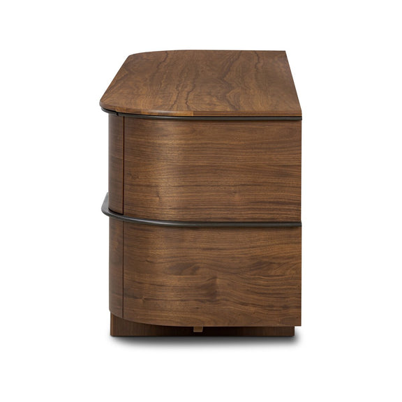 Theo 6 Drawer Dresser - Dark Brown Walnut