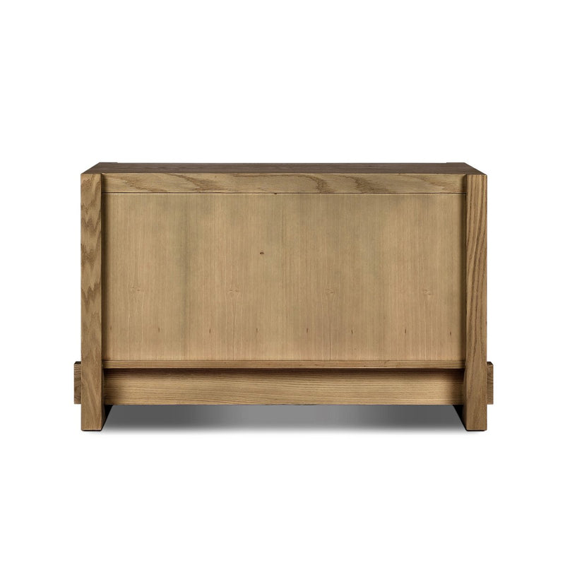 Aramis Nightstand - Sandy Oak Resawn