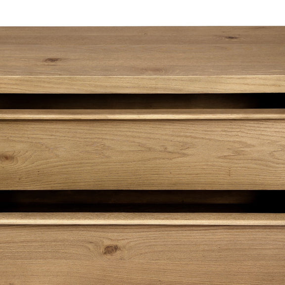 Aramis Nightstand - Sandy Oak Resawn