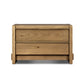 Aramis Nightstand - Sandy Oak Resawn