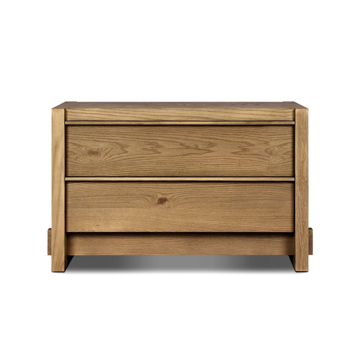 Aramis Nightstand - Sandy Oak Resawn