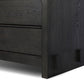 Aramis Nightstand - Smoked Black Resawn