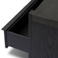 Aramis Nightstand - Smoked Black Resawn