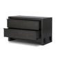 Aramis Nightstand - Smoked Black Resawn