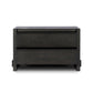 Aramis Nightstand - Smoked Black Resawn