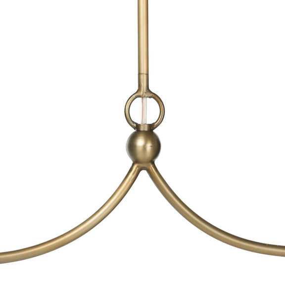Cherise Chandelier - Aged Brass Iron