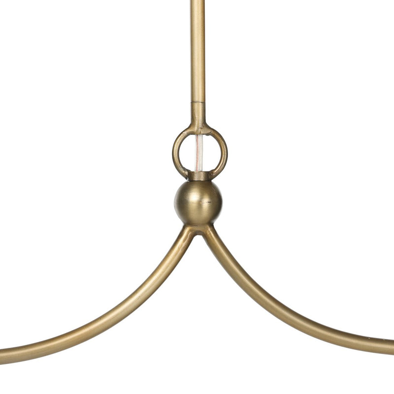 Cherise Chandelier - Aged Brass Iron