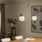 Cherise Chandelier - Aged Brass Iron