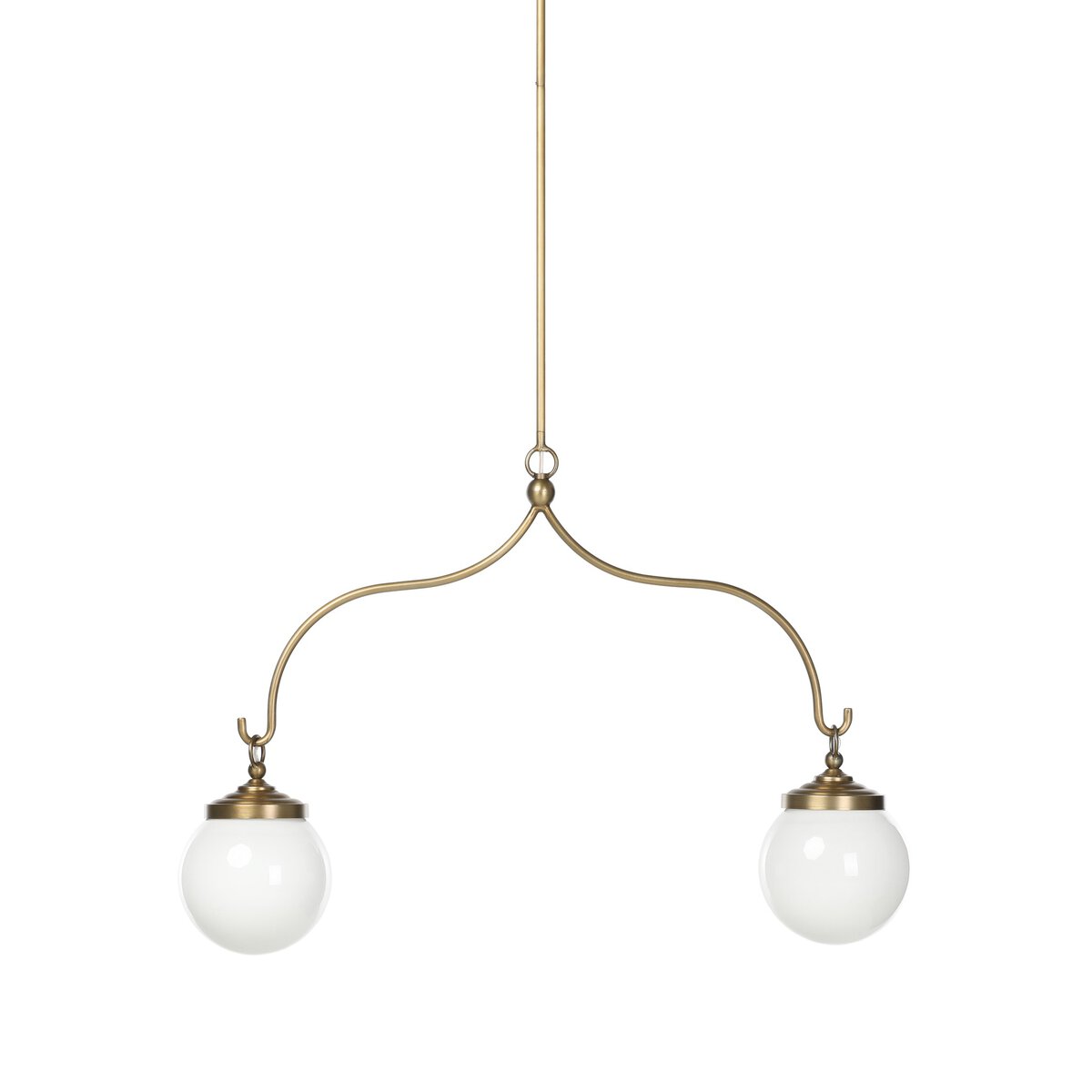 Cherise Chandelier - Aged Brass Iron