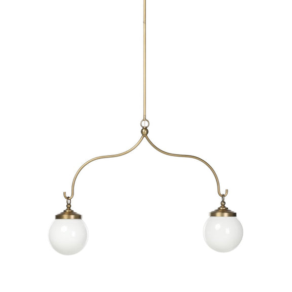 Cherise Chandelier - Aged Brass Iron