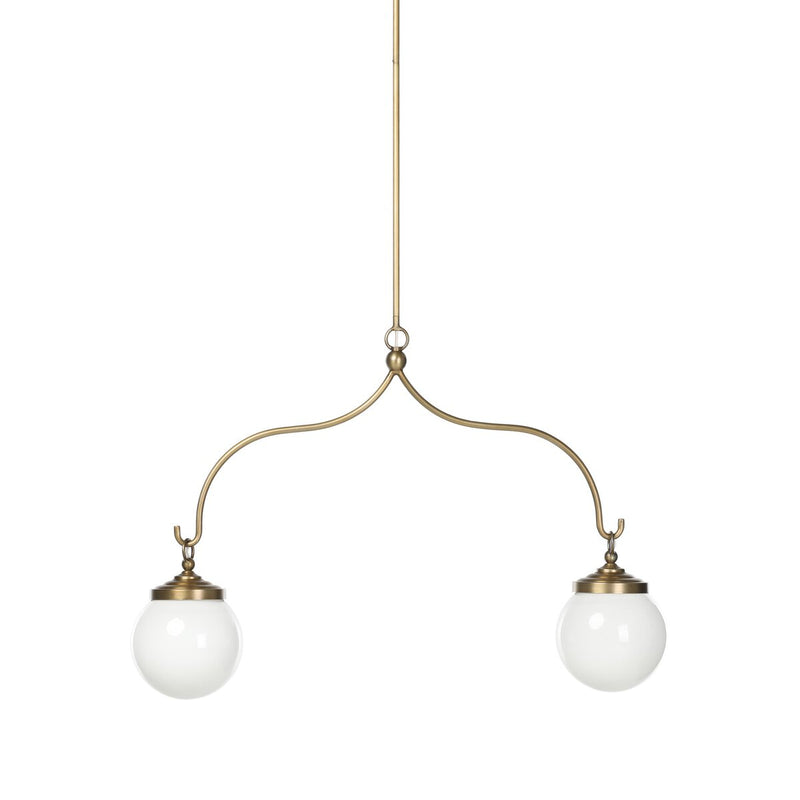 Cherise Chandelier - Aged Brass Iron