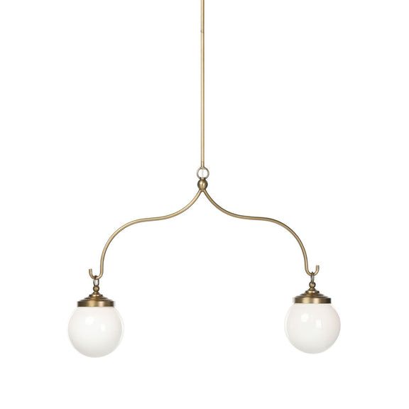 Cherise Chandelier - Aged Brass Iron