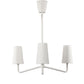 Vincennes Chandelier - Matte White Plaster