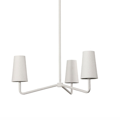 Vincennes Chandelier - Matte White Plaster
