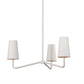 Vincennes Chandelier - Matte White Plaster