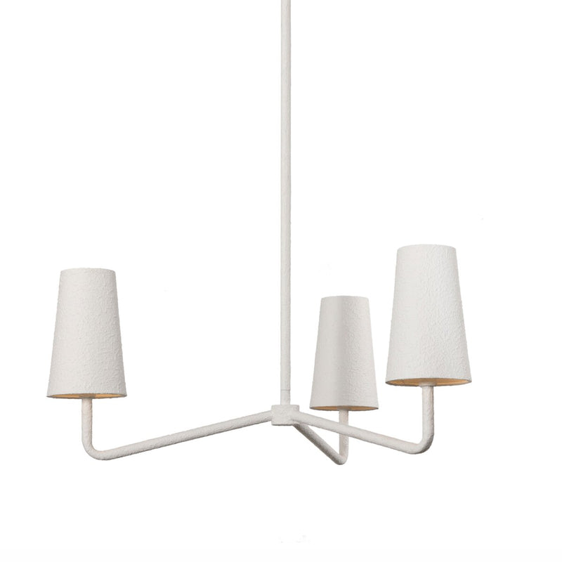 Vincennes Chandelier - Matte White Plaster