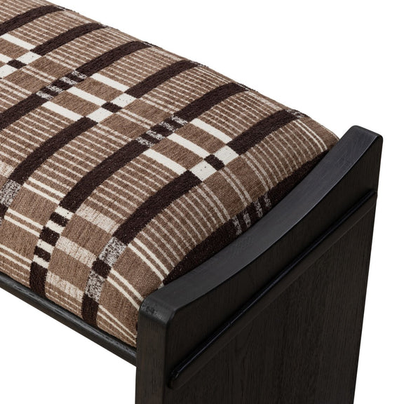 Eros Accent Bench - Sandhill Cocoa