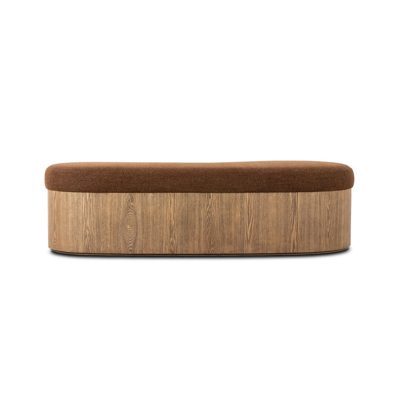 Celeste Accent Bench - Crypton Wayfarer Sienna