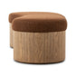 Celeste Accent Bench - Crypton Wayfarer Sienna