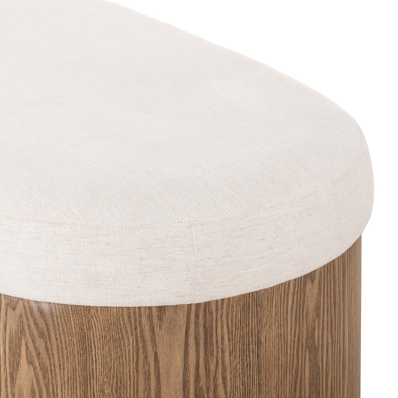 Celeste Accent Bench - Crypton Nomad Snow