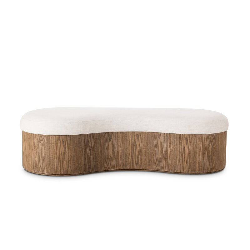 Celeste Accent Bench - Crypton Nomad Snow
