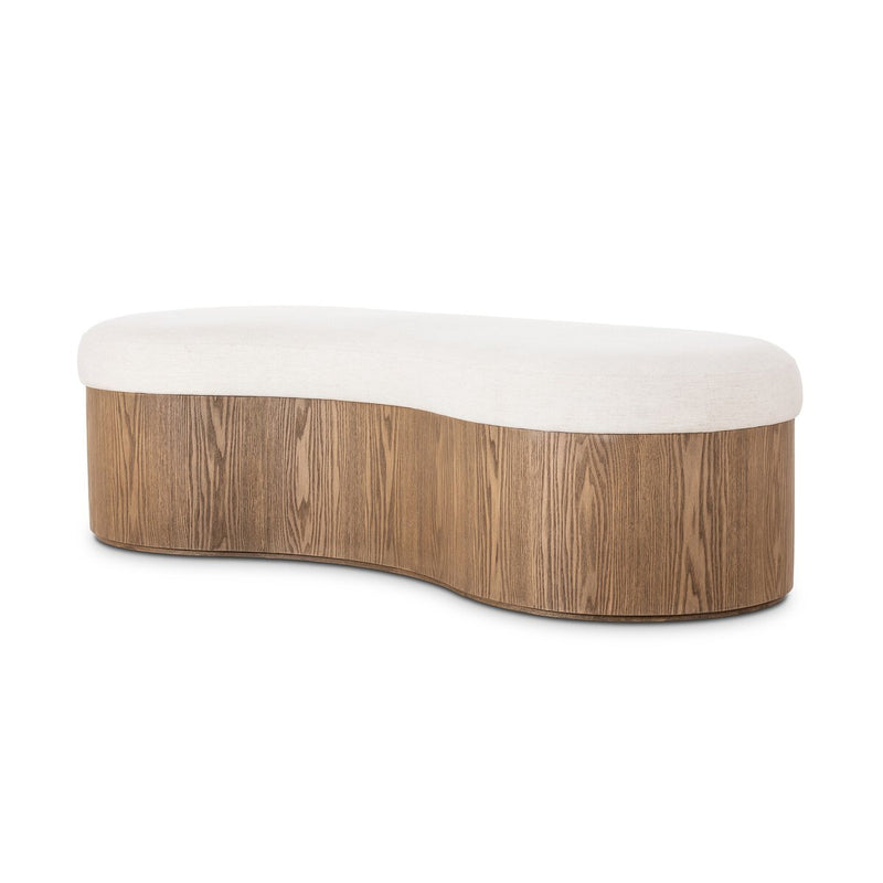 Celeste Accent Bench - Crypton Nomad Snow