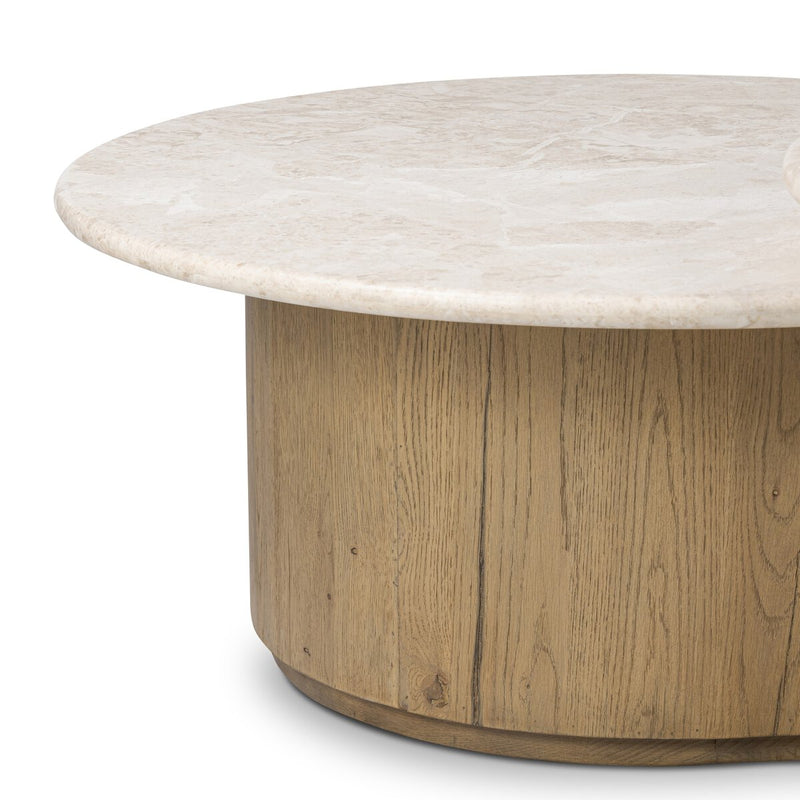 Toro Coffee Table - Cappuccino Marble