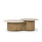 Toro Coffee Table - Cappuccino Marble