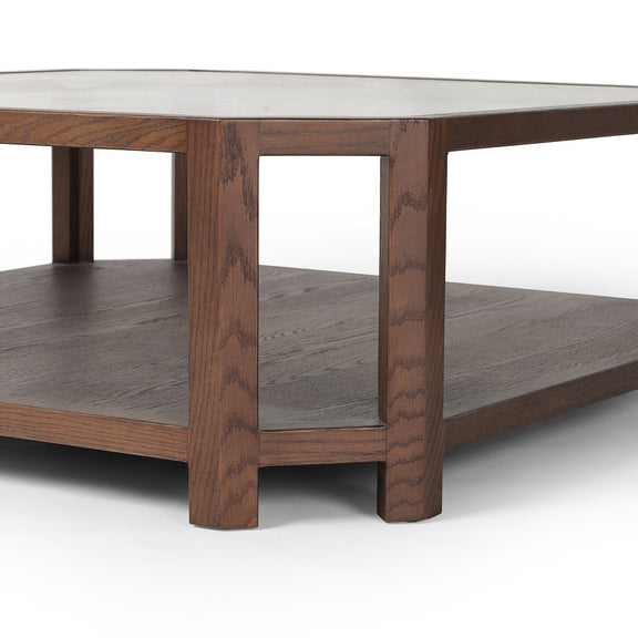 Jenzen Coffee Table - Tempered Glass