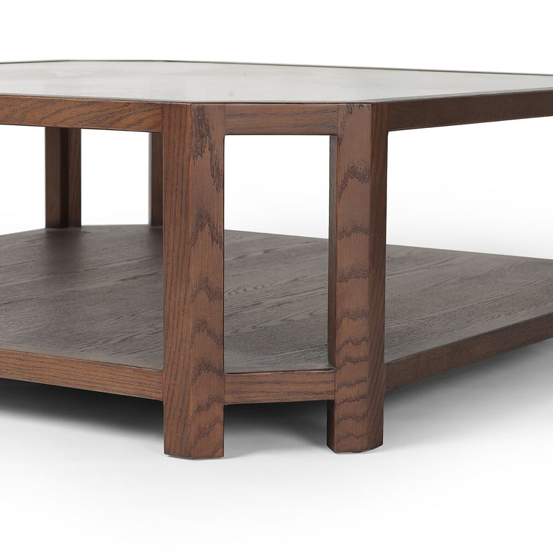 Jenzen Coffee Table - Tempered Glass