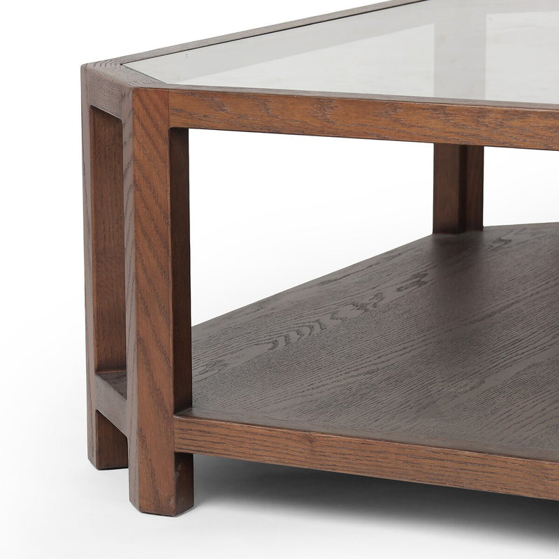Jenzen Coffee Table - Tempered Glass