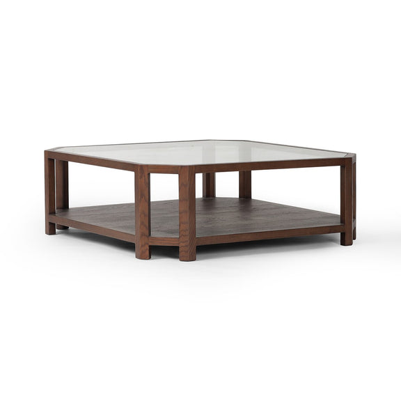 Jenzen Coffee Table - Tempered Glass