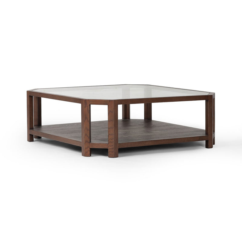 Jenzen Coffee Table - Tempered Glass