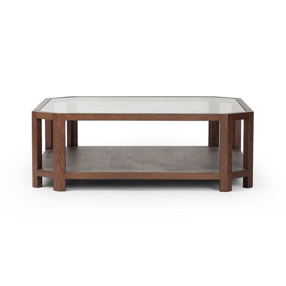 Jenzen Coffee Table - Tempered Glass