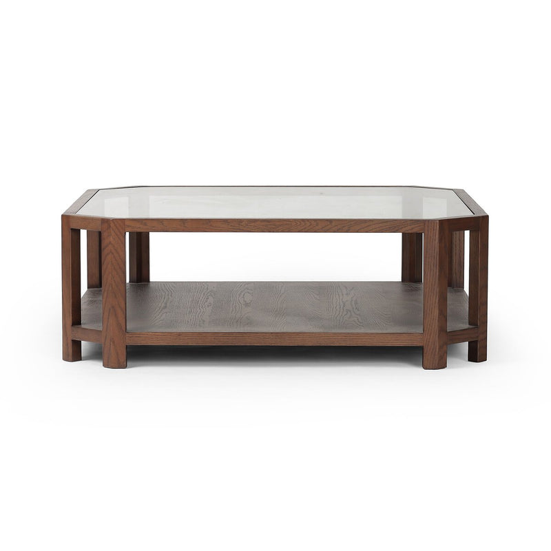 Jenzen Coffee Table - Tempered Glass