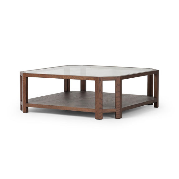 Jenzen Coffee Table - Tempered Glass