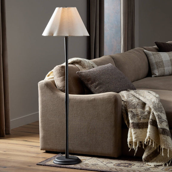 Isabeau Floor Lamp - Black Wrought Iron